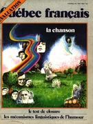 Cover of La chanson, Number 46, May 1982, pp. 3-103, Québec français