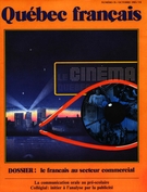 Cover of Le cinéma québécois, Number 51, October 1983, pp. 6-88, Québec français