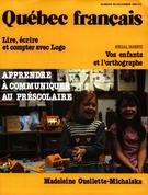 Cover of Number 56, December 1984, pp. 4-69, Québec français