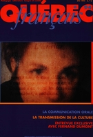 Cover of La communication orale, Number 94, Summer 1994, pp. 5-111, Québec français