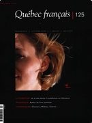 Cover of Number 125, Spring 2002, pp. 1-111, Québec français