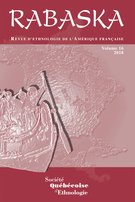 Cover of Volume 16, 2018, pp. 7-365, Rabaska