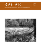 Cover of Volume 39, Number 1, 2014, pp. 1-100, RACAR : Revue d'art canadienne / Canadian Art Review