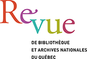 Logo for Revue de Bibliothèque et Archives nationales du Québec