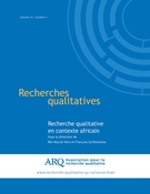 Cover of Recherche qualitative en contexte africain, Volume 31, Number 1, January 2012, pp. 1-274, Recherches qualitatives
