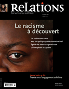 Cover of Le racisme à découvert, Number 763, March 2013, pp. 3-42, Relations