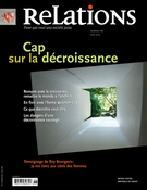 Cover of Cap sur la décroissance, Number 765, June 2013, pp. 3-42, Relations