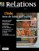 Cover of L’Inde, terre de luttes et d’espoirs, Number 773, July–August 2014, pp. 3-46, Relations