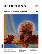 Cover of Habiter le monde en poète, Number 821, Summer 2023, pp. 5-70, Relations
