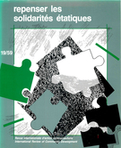Cover of Repenser les solidarités étatiques, Number 19 (59), Spring 1988, pp. 3-213, International Review of Community Development / Revue internationale d’action communautaire