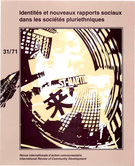 Cover of Identités et nouveaux rapports sociaux dans les sociétés pluriethniques, Number 31 (71), Spring 1994, pp. 7-196, International Review of Community Development / Revue internationale d’action communautaire