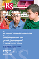 Cover of Manifestations contemporaines de la vie familiale, Volume 57, Number 1, January–April 2016, pp. 9-249, Recherches sociographiques