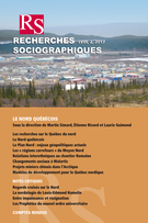 Cover of Le Nord québécois, Volume 58, Number 2, May–August 2017, pp. 251-534, Recherches sociographiques