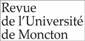 Logo for Revue de l'Université de Moncton