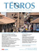 Cover of Tourisme en Amérique latine, Volume 33, Number 2, 2014, Téoros
