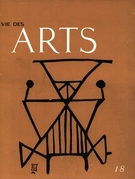 Cover of Number 18, Spring 1960, pp. 12-44, Vie des arts