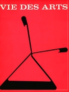 Cover of Number 68, Fall 1972, pp. 15-100, Vie des arts