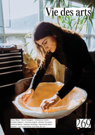 Cover of Les sensorialités incarnées de l’art, Volume 67, Number 269, Winter 2023, pp. 3-87, Vie des arts