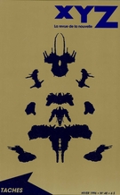 Cover of Taches, Number 48, Winter 1996, pp. 5-96, XYZ. La revue de la nouvelle