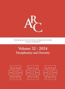Couverture du numéro 'Disciplinarity and Diversity' de la revue 'Arc'