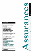 Couverture de Volume 66, numéro 4, 1999, p. 529-702, Assurances