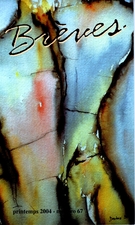 Couverture de Numéro 67, 2004, p. 9-134, Brèves littéraires
