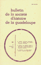 Couverture de Numéro 59, 1er trimestre 1984, p. 3-134, Bulletin de la Société d'Histoire de la Guadeloupe