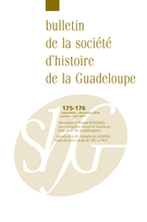 Couverture de Numéro 175-176, septembre–décembre 2016, janvier–avril 2017, p. 1-180, Bulletin de la Société d'Histoire de la Guadeloupe