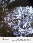 Couverture du numéro 'Emerging Scholars' de la revue 'The Canadian Art Teacher / Enseigner les arts au Canada'