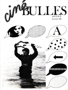 Couverture de Volume 3, numéro 2, 1982, p. 1-9, Ciné-Bulles