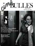 Couverture de Volume 4, numéro 2, septembre–octobre 1983, p. 2-17, Ciné-Bulles