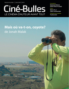 Couverture du numéro 'Volume 44, numéro 1, hiver 2026' de la revue 'Ciné-Bulles'