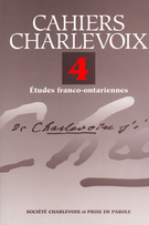 Couverture de Volume 4, 2000, p. 5-340, Cahiers Charlevoix