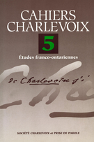 Couverture de Volume 5, 2002, p. 5-319, Cahiers Charlevoix