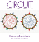 Couverture de Illusions polyphoniques, Volume 27, numéro 3, 2017, p. 5-95, Circuit