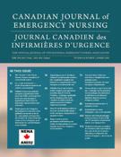 Couverture du numéro 'Volume 49, numéro 1, printemps 2026' de la revue 'Canadian Journal of Emergency Nursing / Journal canadien des infirmières d’urgence'