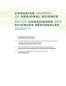 Couverture du numéro 'Volume 48, numéro 2, 2025' de la revue 'Canadian Journal of Regional Science / Revue canadienne des sciences régionales'