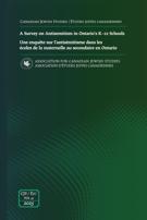 Couverture du numéro 'A Survey on Antisemitism in Ontario’s K-12 Schools' de la revue 'Canadian Jewish Studies / Études juives canadiennes'