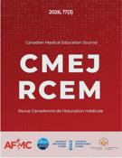 Couverture du numéro 'Volume 17, numéro 3, 2026' de la revue 'Canadian Medical Education Journal / Revue canadienne de l'éducation médicale'