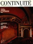 Couverture de Cinéma et patrimoine, Numéro 41, automne 1988, p. 5-58, Continuité