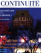 Couverture de Les traces de l’hiver, Numéro 59, hiver 1994, p. 4-50, Continuité