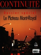 Couverture de Le Plateau Mont-Royal, Numéro 66, automne 1995, p. 4-57, Continuité