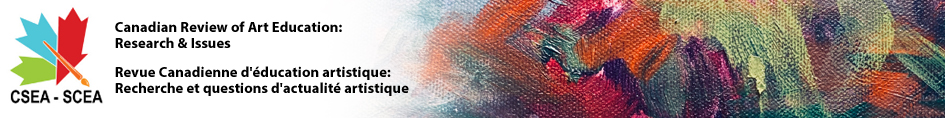 Logo pour Canadian Review of Art Education / Revue canadienne d'éducation artistique