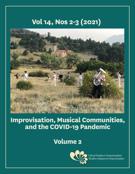 Couverture de Improvisation, Musical Communities, and the COVID-19 Pandemic, Volume 14, numéro 2-3, 2021, Critical Studies in Improvisation / Études critiques en improvisation