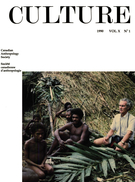 Couverture de Volume 10, numéro 1, 1990, p. 3-115, Culture