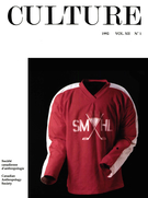 Couverture de Volume 12, numéro 1, 1992, p. 3-101, Culture