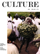 Couverture de Volume 12, numéro 2, 1992, p. 3-102, Culture