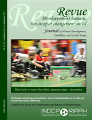 Couverture de Pratiques sportives et handicap : de la transformation à la mise en scène des corps différents, Volume 23, numéro 1, septembre 2017, p. 3-139, Développement Humain, Handicap et Changement Social / Human Development, Disability, and Social Change