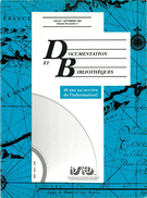 Couverture de Volume 40, numéro 3, juillet–septembre 1994, p. 119-184, Documentation et bibliothèques