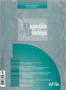 Couverture de Volume 44, numéro 1, janvier–mars 1998, p. 3-53, Documentation et bibliothèques